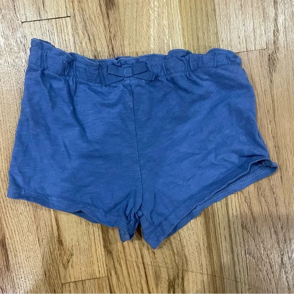 Carters Kids Blue Bow Tie Shorts 24M - Picture 1 of 6